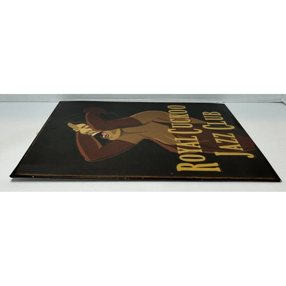 Royal‎ Cuckoo Jazz Club Retro Vintage Re-pop Sign Man Cave Garage Pub Decor